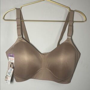 Warners Women's Seamless Lightly Lined Tan Bra